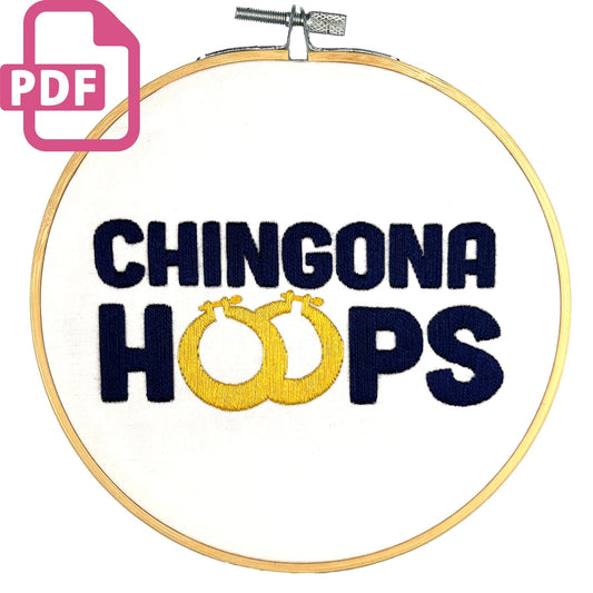 Chingona Hoops Intermediate Digital Embroidery Pattern