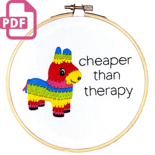 Piñata Therapy Intermediate Digital Embroidery Pattern