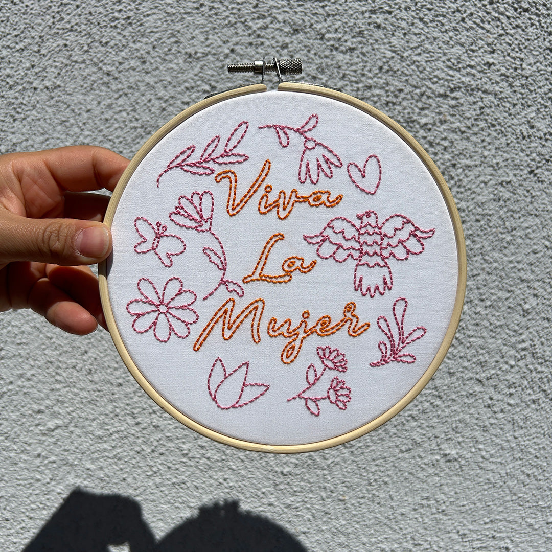 Viva La Mujer Embroidery Kit