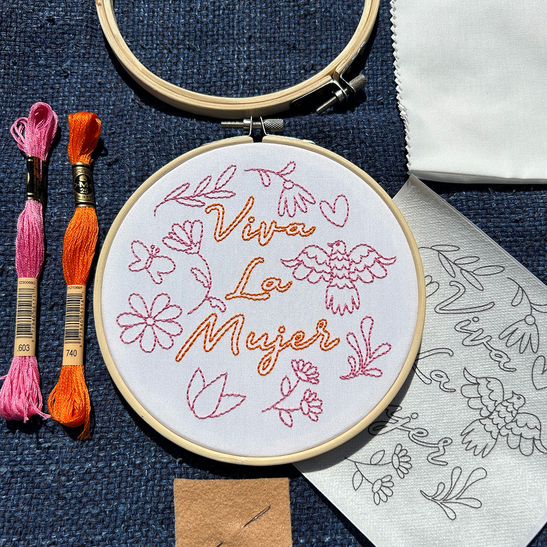 Viva La Mujer Embroidery Kit