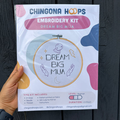 Dream Big Mija Embroidery Kit