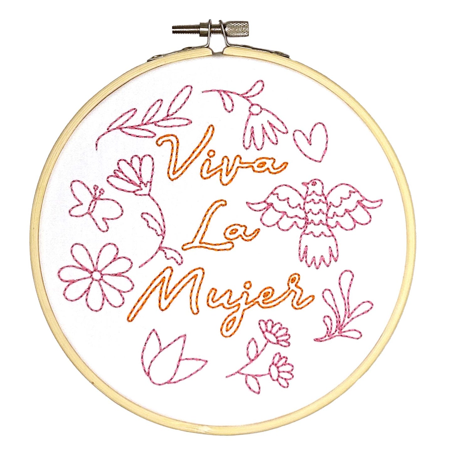 Viva La Mujer Embroidery Kit